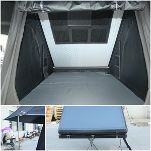 Carpa <span class=keywords><strong>de</strong></span> Techo Rígida <span class=keywords><strong>de</strong></span> Aluminio <span class=keywords><strong>para</strong></span> 2-3 Personas, <span class=keywords><strong>para</strong></span> Autos, <span class=keywords><strong>SUV</strong></span> y Camionetas, Ideal <span class=keywords><strong>para</strong></span> Camping - Product Image 6