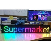 Led programlanabilir mağaza hareketli kaydırma mesaj ekranı kurulu SMD2121 Led tabela ekran reklamlar Led ekran paneli