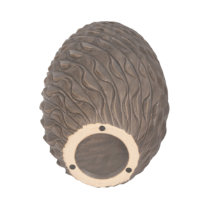 Vaso in Ceramica Alto Ondulato Testurizzato, Scultura Decorativa per Soggiorno, Camera da Letto, Ufficio, Esposizione su Tavolo - Product Image 6