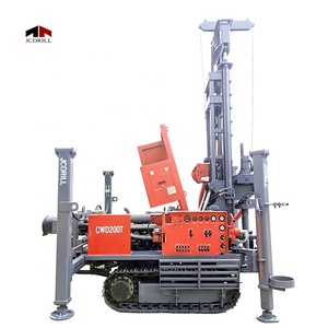 Plataforma de Perforación de Pozos de Agua Rotatoria Móvil sobre Orugas CWD200T con Motor Diésel en Venta - Product Image 1