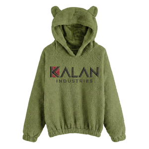 Sudadera con Capucha Deportiva para Mujer KFHW07, Elegante, Suave y Cálida, 100% Algodón Felpa, Cómoda, Ecológica, Moda de Invierno - Product Image 3
