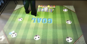 Sistema di Gioco Interattivo per Campi da Calcio Virtuali, Dispositivo di Proiezione Multitocco a Risposta Istantanea per Aree Gioco Interne - Product Image 2