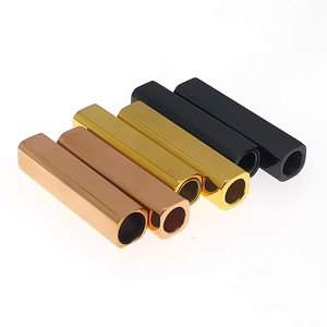 Stainless Steel Rectangular Magnetic Clasp For <b>Bracelet</b> Making Rose Gold Black Gold Steel Color Options Polished Finish - Product Image 1