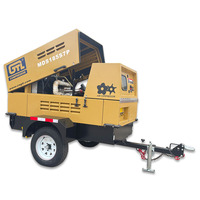 Compresseur d'air mobile et compresseur diesel GTL fournis en usine de 55CFM à 1250CFM avec moteur Cummins \ moteur Perkins