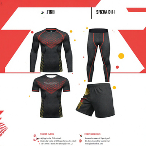 Maillot de compression de haute qualité personnalisé par sublimation pour le Nogi, le Jiu Jitsu, le MMA, le BJJ, la boxe et les arts martiaux pour adultes - Vente en gros - Product Image 3