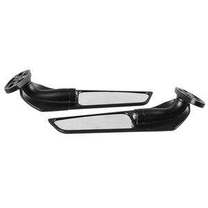 Rétroviseur de moto avec spoiler 20,5 cm en plastique noir plat pour amélioration de moto de rue - Product Image 2