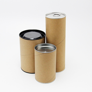 Giấy Có Thể <span class=keywords><strong>Pop</strong></span> <span class=keywords><strong>Top</strong></span> End Nắp Cấp Thực Phẩm Giấy Canister Sinh Thái Thân Thiện Kraft Vòng Paaging - Product Image 4