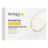 Kit de Soins Éclaircissants au Riz pour Femmes : Nettoyant Visage Hydratant et Hydratant, Ensemble de Soins de Beauté en Gros