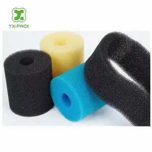 customize size and shape 10-60ppi Water Purification Filter Material Aquarium Cylinder Sponge