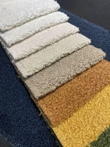 Tissu bouclé en polaire d'agneau anti-boulochage en polyester épais pour ameublement domestique - Product Image 4