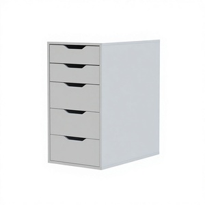 Armoire de classement métallique blanche moderne en gros <span class=keywords><strong>d</strong></span>'usine, meuble de rangement à 5 tiroirs, design autoportant pour la maison, le bureau et l'école - Product Image 1