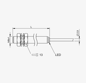 BES01A6 B-ALLUFF BES 516-324-EO-C-00, เซ็นเซอร์ความใกล้ชิดอุปนัย12ใหม่และของแท้ - Product Image 4