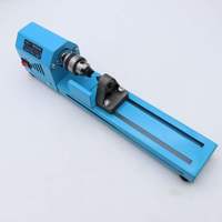 Mini-outil rotatif électrique CNC DIY, tour industriel de bureau 2000 tr/min, mandrin 1/2 po, pour meulage, perçage, polissage, sans lame, perceuse à colonne