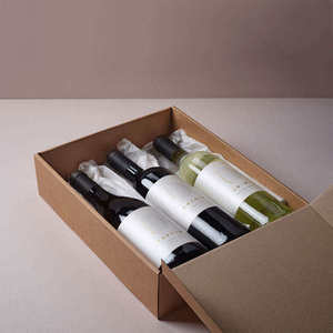 Logo personnalisé <span class=keywords><strong>emballage</strong></span> en papier <span class=keywords><strong>de</strong></span> <span class=keywords><strong>carton</strong></span> ondulé <span class=keywords><strong>3</strong></span> <span class=keywords><strong>bouteilles</strong></span> <span class=keywords><strong>de</strong></span> <span class=keywords><strong>vin</strong></span> boîte d'expédition <span class=keywords><strong>pour</strong></span> logistique <span class=keywords><strong>carton</strong></span> ondulé Six Pack boîte <span class=keywords><strong>de</strong></span> bière - Product Image 5