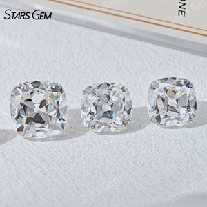 Starsgem 3カラットオールドマインクッションカットラボMelanieとT-Swiftのエンゲージメントリング用に成長したダイヤモンド - Product Image 3