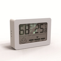Higrometer Digital termometer ruangan, alat pengukur kelembapan dan suhu ruangan