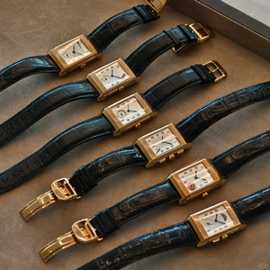 Colección <span class=keywords><strong>de</strong></span> Relojes Elegantes Vintage Reversibles, Caja Rectangular <span class=keywords><strong>de</strong></span> Acero Inoxidable, Diseño <span class=keywords><strong>de</strong></span> Doble Esfera, Correa <span class=keywords><strong>de</strong></span> Cuero, para Uso Diario y <span class=keywords><strong>de</strong></span> Negocios - Product Image 6