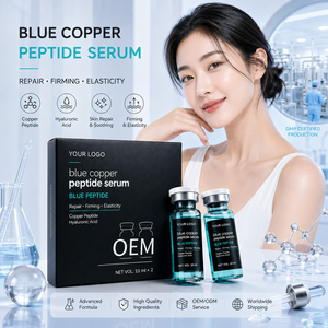 Blue Copper Peptide <b>Serum</b> 10ml Anti-Aging <b>Face</b> <b>Serum</b> with Hyaluronic Acid and Peptide for Skin Repair and Firming - Product Image 2