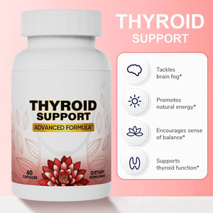 Soutien Naturel de la Thyroïde pour Adultes – Formule Avancée avec Minéraux et Extraits Végétaux pour l'Équilibre Hormonal et l'Énergie – 60 Comprimés Diététiques - Product Image 2