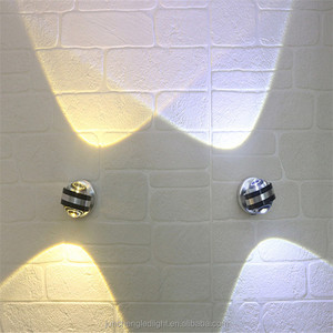 Luz <span class=keywords><strong>de</strong></span> pared circular para <span class=keywords><strong>el</strong></span> hogar, jardín, balcón, pantalla <span class=keywords><strong>de</strong></span> 3W, Led Lente <span class=keywords><strong>de</strong></span> Cristal, lámpara <span class=keywords><strong>de</strong></span> pared, Adorno <span class=keywords><strong>de</strong></span> Navidad Noel, 2 uds. - Product Image 5