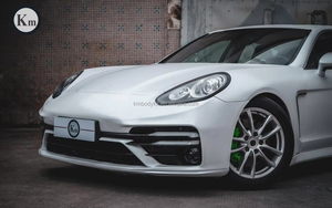 KM For 11-16 Panamera 970 Nâng Cấp 971.2 Turbo <span class=keywords><strong>S</strong></span> Bộ Cản Trước Thân Xe Đèn Pha 970.2 Kiểu Cản Sau - Product Image 6