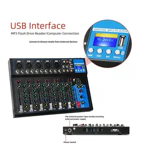 GAX-UF7 Audio Dj Mixer Pack Kit With Low Price