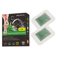 HAOBLOC Patchs Détoxifiants pour les Pieds en Bambou Durable pour Nettoyage Quotidien, Récupération Post-Soirée et Soutien au Sommeil