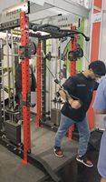 Équipement de musculation tout-en-un avec livraison DDP, machine à croisement de câbles, rack à squats, salle de sport à domicile, entraîneur multifonctionnel avec bras de poussée ISO