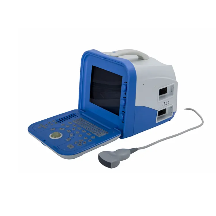 B + M Mode Vet manusia 10 inci monitor LCD mesin Ultrasound portabel hitam dan putih untuk jantung ginekologi Obstetri urologi