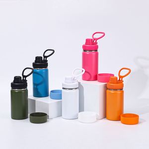 Portable Handle 304 Stainless Steel Insulated Space Kettle Outdoor Sports Water Bottle With Silicone Sleeve Anti Drop Tumbler - Product Image 2