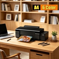 Imprimante à sublimation jet d'encre A4 WIFI L805 6 couleurs, 90% neuve, qualité supérieure, modèle de machine photo de bureau 220V