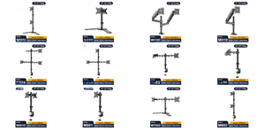 Ds90-2 kép RGB màn hình đứng cánh tay khung Riser bàn núi đôi cánh tay suporte de màn hình đứng cánh tay máy tính 2 màn hình gắn kết - Product Image 6