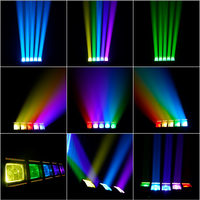 SHEHDS Wave LED 5x60W RGBW Zoom Luces de Escenario Móviles con Cabezal Móvil para DJ y Conciertos