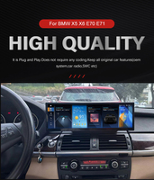 Navigation GPS 14,9 pouces, autoradio Android AUTO, fonctions d'amplificateur DSP, compatible Carplay, stéréo performante pour BMW E70 E71 X5 X6