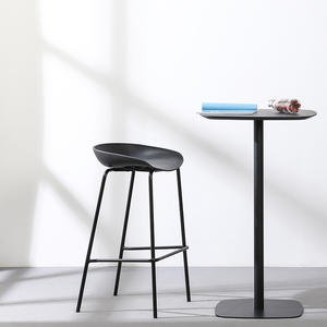 Venta al por mayor Barkruk Home Kitchen Muebles Modernos Sillas <span class=keywords><strong>De</strong></span> Bar Desayuno Low Back Negro Taburete <span class=keywords><strong>De</strong></span> Bar Alto Para El Hogar - Product Image 6
