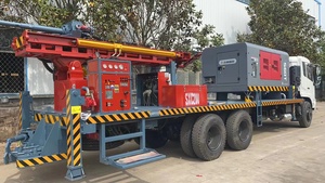 בניית עובד משאית רכוב מים גם קידוח rig משאית מיטת רכוב, משאית רכוב קידוח אסדת מים גם - Product Image 5