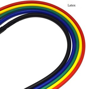 Hot Sale Home Gym <b>Workout</b> 11 Pcs Rubber Elastic Fitness <b>Band</b> Custom logo TPE Resistance <b>Band</b> Set - Product Image 5