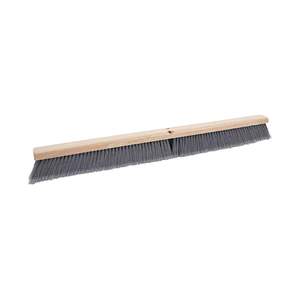 Boardwalk 20436 Floor <b>Cleaning</b> <b>Brush</b> Head 36\" <b>Long</b> <b>Handle</b> <b>with</b> 3\" Gray Flagged Polypropylene Sponge for Kitchen Use - Product Image 2