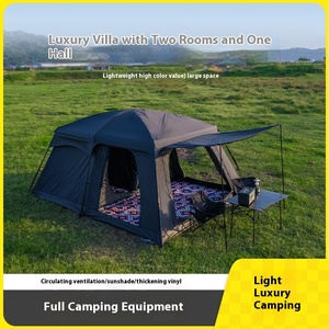 Tente portable en tissu Oxford imperméable, vente en gros d'usine, deux chambres et un salon pour le <span class=keywords><strong>camping</strong></span> en <span class=keywords><strong>famille</strong></span> (4, 8 ou <span class=keywords><strong>10</strong></span> <span class=keywords><strong>personnes</strong></span>) - Product Image 3