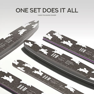 BBM Rabbit Nail File Profession elles wasch bares Maniküre-Tool Wieder verwendbare hochwertige Schwamm feile Modisches neues Design Nail File Tool - Product Image 2