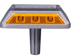 उच्च चमक वाली सौर बिल्ली आंख कास्ट एल्यूमीनियम रोड स्टड वाटरप्रूफ नेतृत्व ड्राइववे रोशनी - Product Image 4