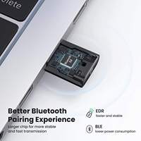 Adaptor Bluetooth Usb Ugreen Untuk Komputer, Adaptor Penerima Bluetooth 5.0 Ukuran Mini, Adaptor Komputer Nirkabel
