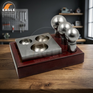 Eagle Goldsmith King Size Dapping Punches Plate Set de 3 4.200Kg Acier et bois Outils et consommables essentiels pour bijoux - Product Image 3