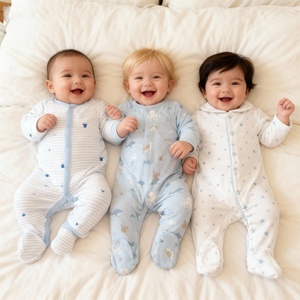 ชุดรอมเปอร์เด็กแรก<span class=keywords><strong>เกิด</strong></span>คุณภาพสูงสุดน่ารัก ชุดจั๊มสูทเด็กน่ารัก ชุดลำลองสำหรับใส่เล่นนอกบ้าน เสื้อผ้าพร้อมโลโก้สั่งทำ ชุดชั้นใน - Product Image 2