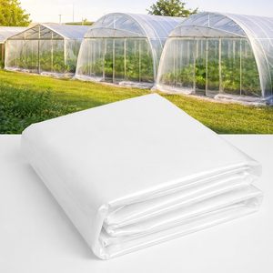 Film plastique pour serre 9x25 pieds, transparent, résistant aux UV, imperméable, pour la construction de jardins - Product Image 1