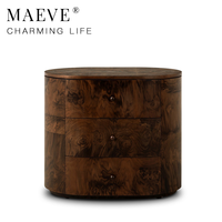 Table de chevet de luxe avec tiroirs et rangement, meuble d'appoint minimaliste pour chambre à coucher