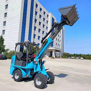 Mini Caricatore Telescopico da 1 Tonnellata con Braccio/Avambraccio Telescopico, Caricatore Frontale su Ruote, Mini Macchina Telescopica - Product Image 3