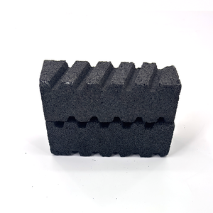 하이 퀄리티 맞춤형 실리콘 카바이드 다크 브라운 커런덤 그라인딩 스톤 모래 자갈 OEM에 대한 그루브 직사각형 그라인딩 블록 - Product Image 4