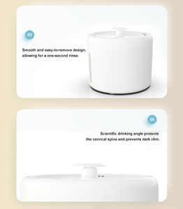 เครื่องให้น้ำสัตว์เลี้ยงอัตโนมัติแบบประหยัดพลังงานสำหรับแมวและสุนัข ความจุ 2 ลิตร ปั๊มเงียบ ป้องกันการไหม้แห้ง พร้อมระบบหมุนเวียนน้ำในชาม - Product Image 3