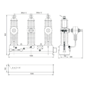 Alta Tensión 24KV, supresor de picos de tensión disyuntores eléctricos industriales - Product Image 3